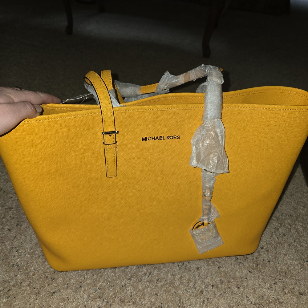 Michael Kors Vibrant Yellow Tote